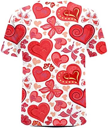 JJHAEVDY Kadınlar Aşk Kalp Kazak Mutlu sevgililer Günü Gömlek Grafik Uzun Kollu Kazak Bluz Tops