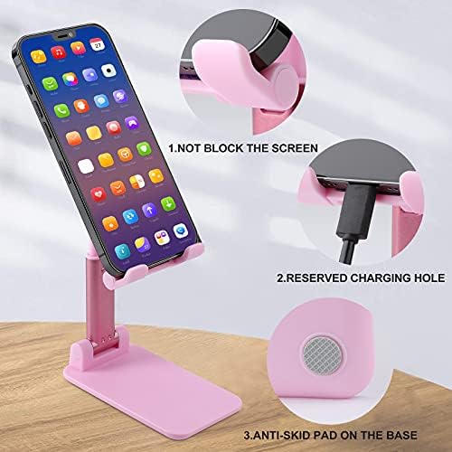 Suluboya Unicorn Buket Baskı Cep Telefonu Standı iPhone Anahtarı Tablet ile Uyumlu Katlanabilir Ayarlanabilir Cep