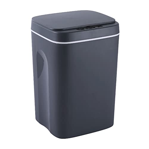 GENİGW Indüksiyon Otomatik Algılama Ev çöp tenekesi Yatak Odası Tuvalet Mutfak çöp kutusu Kağıt Sepeti (Renk: D, Boyut: