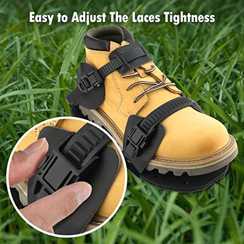 Augymer Yeni Sürüm Çim Havalandırıcı Ayakkabı, Yükseltilmiş Başak Ayakkabı Çim Havalandırıcı Aracı Tüm Yard Patio