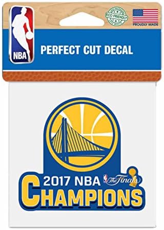 WinCraft Golden State Warriors Resmi NBA 4 x 2017 Şampiyonlar Otomotiv Araba Çıkartması 4x4 425720