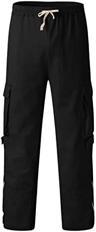 MIASHUI Band 13 Erkekler Pamuk Moda rahat spor Pantolon Elastik Bel Düz Bacak Gevşek Pantolon Çorap Erkek