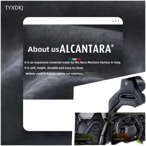 TYXDKJ Alcantara ile Uyumlu iPhone 14 Pro kılıf ile El Yapımı Tam wrap Sentetik Süet Kapak [MagSafe ile Uyumlu] Kablosuz