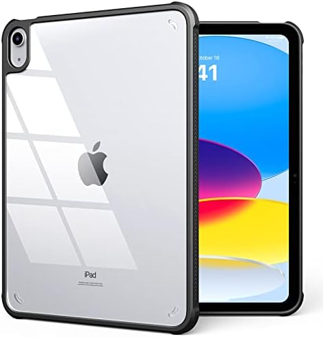 MoKo iPad 10th Nesil Kılıf Temizle iPad 10.9 İnç Kılıf 2022, iPad Kılıfı 10th Nesil İnce Şeffaf Sert PC arka kapak