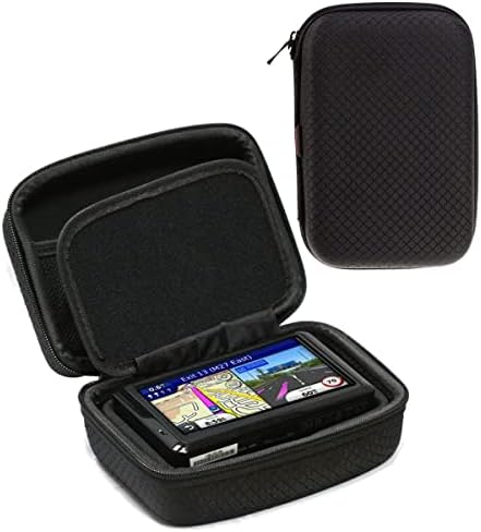 Navitech Siyah Sert GPS Taşıma çantası ile Uyumlu Garmin NUVİ Geniş Ekran 265W GPS SAT NAV GPS