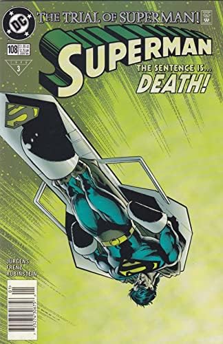 Süpermen (2. Seri) 108 (Gazete Bayii ) VF / NM; DC çizgi roman / Süpermen Davası