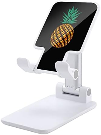Geometrik Ananas Komik Katlanabilir Masaüstü Cep Telefonu Tutucu Taşınabilir Ayarlanabilir Standı Masası Aksesuarları