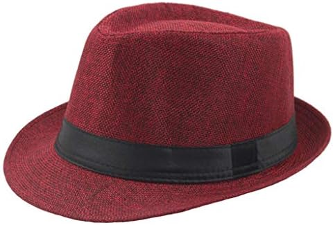 Caz Şapka erkek Nefes Erkekler Unisex Klasik Kısa fötr şapka Gangster Bantlı Unisex kadın Yapılandırılmış Fötr şapka