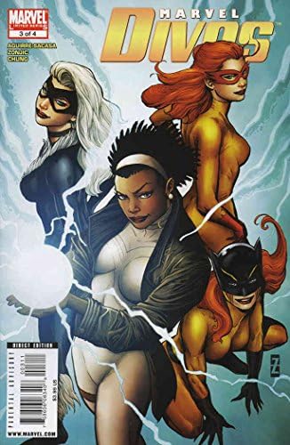 Marvel Divaları 3 VF / NM ; Marvel çizgi romanı