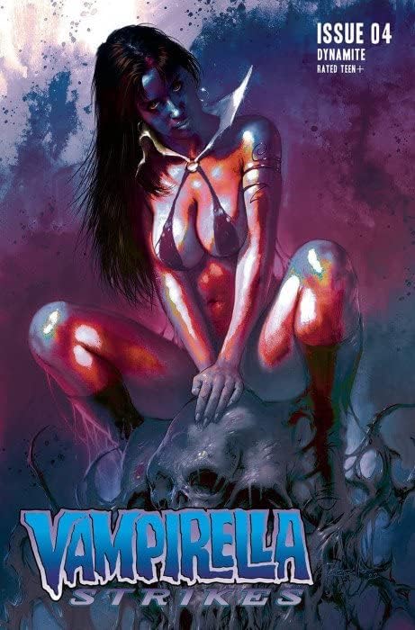 Vampirella Grevleri (3. Seri) 4M VF/NM; Dinamit çizgi roman / ODAK varyantı Lucio Parrillo