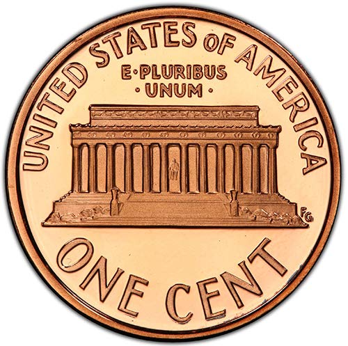 1981 S Tip 1 Kanıtı Lincoln Memorial Cent Seçimi Dolaşımsız ABD Darphanesi