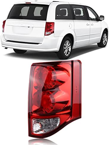 Duolctrams LED Krom Kırmızı Şeffaf Fren Kuyruk İşık Arka lamba donanımı Sağ Yolcu Tarafı ile Uyumlu 2011-2020 Dodge