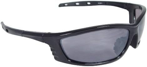 Radyan CS1-60 Kaos Koruyucu Güvenlik Gözlükleri, Gümüş Ayna Lens, Siyah Çerçeve