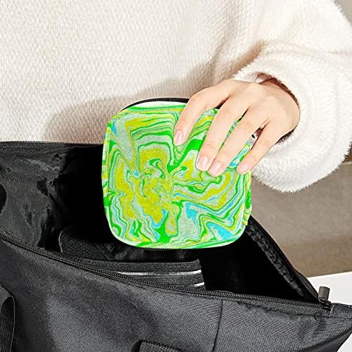 Temizlik peçeteleri saklama çantası, Taşınabilir Kullanımlık Regl Pad fermuarlı çantalar, Tampon çanta Kadın Kızlar