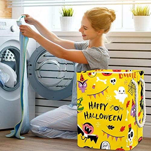 Inhomer Mutlu Cadılar Bayramı Tasarım Öğeleri 300D Oxford PVC Su Geçirmez Giysiler Sepet Büyük çamaşır sepeti Battaniye