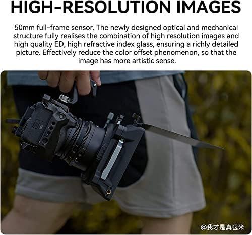 7 zanaatkarlar 50mm T2. 0 Cine Lens Büyük Diyafram Tam Çerçeve Lensler Canon EOS RF Dağı için Uyumlu, manuel Odaklama