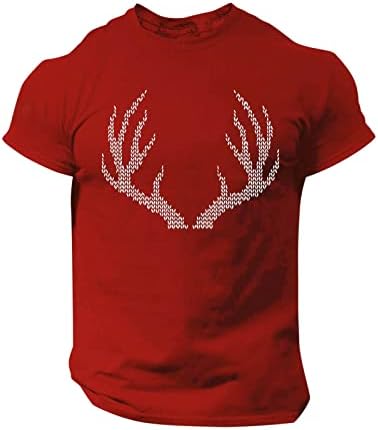 XXBR 2022 Yeni Noel erkek Tüm Sezon Noel Komik T Shirt Kısmi Yuvarlak Katmanlı Tee Uzun Kollu Erkek
