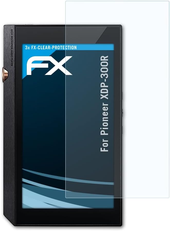 atFoliX Ekran koruyucu Film ile Uyumlu Pioneer XDP-300R Ekran Koruyucu, Ultra Net FX koruyucu film (3X)