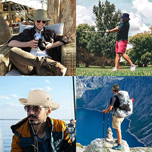 Geniş Ağızlı Yürüyüş Balıkçılık Safari Boonie Kova Şapka %100 % Pamuk UV Güneş Koruma Erkekler Kadınlar için Açık