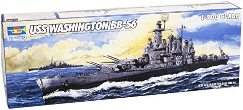 Trompetçi 1/700 USS Washıngton BB56 Savaş Gemisi model seti