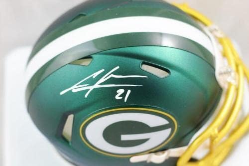 Charles Woodson İmzalı Green Bay Packers Blaze Speed Mini Kask - JSA W İmzalı NFL Mini Kasklar