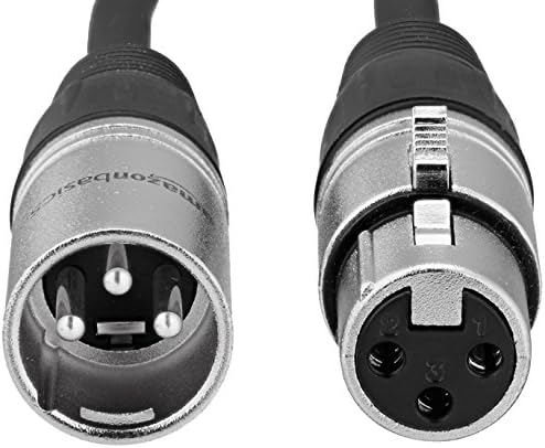 Pyle-Pro, 1/4 Ses Bağlantısı, Konektör, Siyah, 10.10 inç'e kadar 15ft XLR Kablosu içerir. x 5.00 inç. x 3.30 inç.