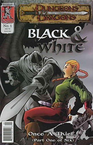 Zindanlar ve Ejderhalar: Siyah Beyaz 1 VF / NM; Kenzer ve Şirket çizgi romanı
