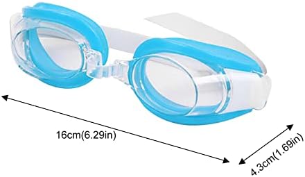 PMUYBHF Yüzmek Gözlük 4 Paket, Yüzme Havuzu yüzme gözlükleri Su Geçirmez Silikon Gözlük Taşınabilir HD Gözlük Yetişkin