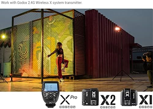 Godox V1 V1-F Flaş için Fuji Fujifilm Kamera TTL Flaş Speedlite 1/8000 HSS, 480 Tam Güç Yanıp Söner, 1.5 s Geri Dönüşüm