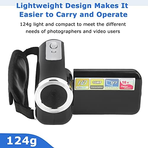 Çocuk Çocuk Dijital Video Kamera Kamera, Taşınabilir Zarif 2 TFT LCD, 1080 * 720,4 k HD 16X Dijital Zoom Fotoğraf