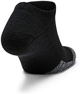 Zırh Altı HeatGear No Show Yetişkin Spor Çorapları 3'lü Paket Siyah