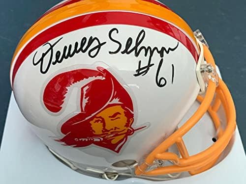 Dewey Selmon Tampa Bay Korsanları İmzalı Riddell Mini Kask-İmzalı NFL Mini Kasklar