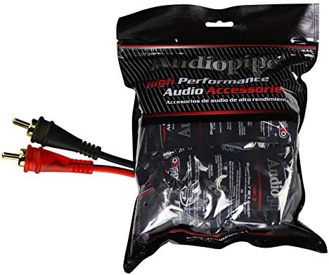 Audiopipe AMF6 6ft Oksijensiz Rca Kablosu - Torba Başına 10 adet
