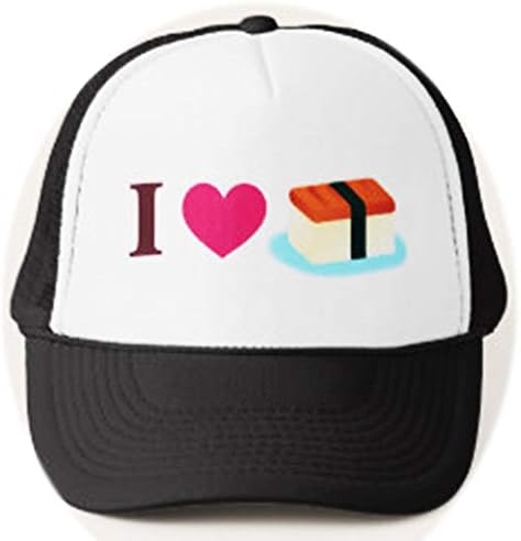 Komik Seviyorum spam Suşi şoför şapkası Aşk Ayarlanabilir Örgü şoför şapkası beyzbol şapkası