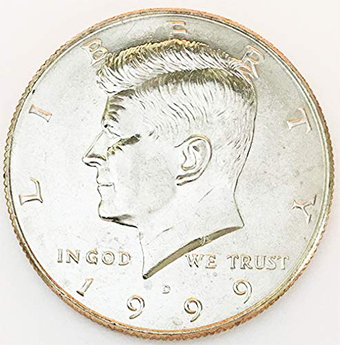 1999 P & D BU Kennedy Yarım Dolar Seçim Dolaşımsız ABD Nane 2 Sikke Seti