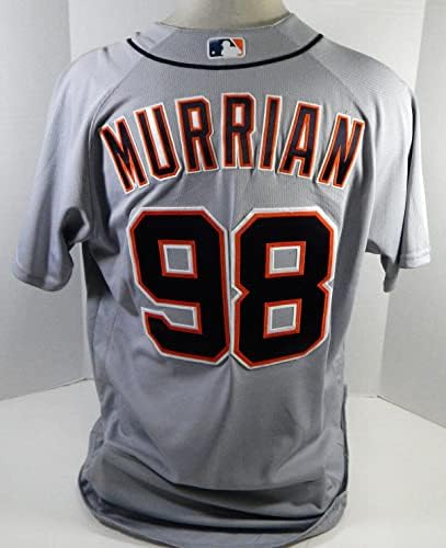 Detroit Tigers John Murrian 98 Oyunu Yayınlandı Gri Forma 48 957 - Oyun Kullanılmış MLB Formaları
