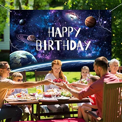 Uzay Galaxy Doğum Günü Partisi Süslemeleri Uzay Tema Zemin Uzay Fotoğraf Arka Plan Doğum Günü Partisi Malzemeleri