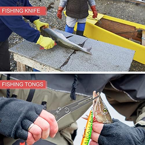 YLINSHA Balıkçılık Aracı Kiti Fileto Bıçağı Balıkçılık 8 paketi Dahil balıkçılık Bıçak Balıkçılık Makas balıkçılık