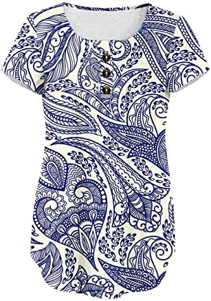 Bayan Tunik Üstleri 2023 İlkbahar Yaz Moda Kısa Kollu T Shirt Gizlemek Göbek Sevimli Tees Casual Şık Bluzlar Tayt