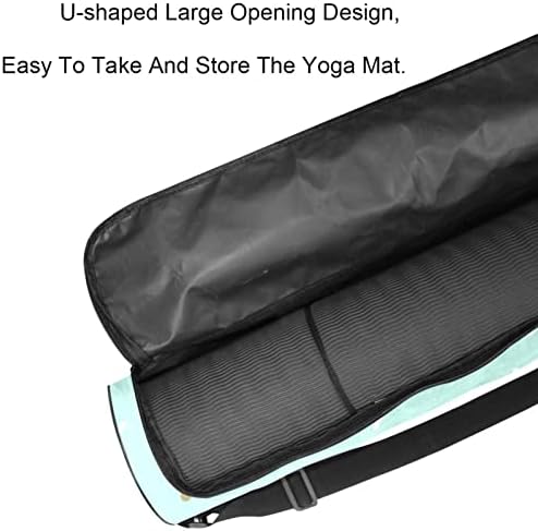 Gökkuşağı ünikorn Yoga Mat Taşıma Çantası Omuz Askısı ile Yoga Mat Çantası spor çanta Plaj Çantası