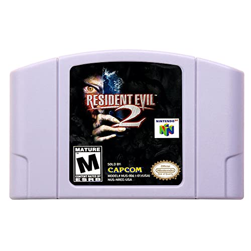 Yeni N64 Oyunları Kartuşu Resident Evil 2 ABD Versiyonu NTSC İçin N64 Konsolu Oyun Kartı