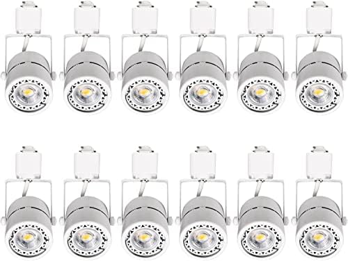 10W H Ray lambası Kafaları,Vurgu Perakende Sanat Eseri için Kısılabilir LED ray lambası Armatürleri, Doğrusal ray
