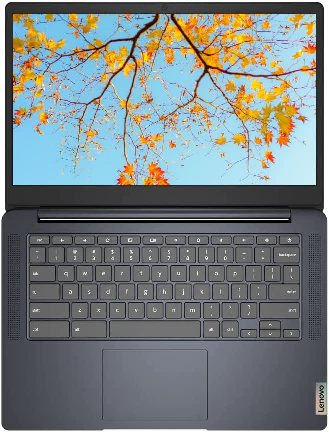 Lenovo Amiral Gemisi Ideapad 3 14 inç HD Chromebook, Mediatek MT8183 (8 Çekirdek, 2 GHz'e kadar), 4 GB DDR4 RAM, 64
