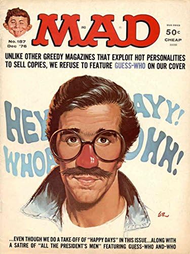 Mad 187 VG; E. C çizgi roman / Aralık 1976 Mutlu Günler Fonz dergisi