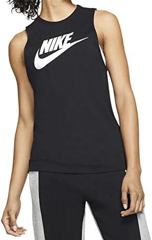 Nike Spor Giyim Kadın Futura Pamuklu Kas Kolsuz Bluz