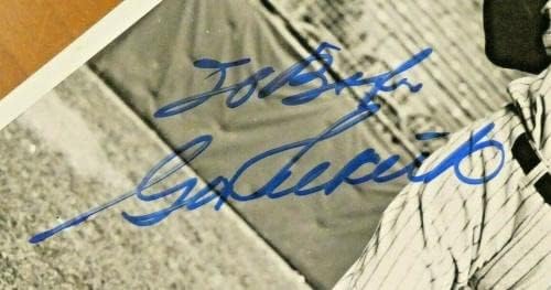 George Selkirk, JSA COA İmzalı MLB Fotoğrafları ile Vintage Beyzbol 8x10 Fotoğrafını İmzaladı