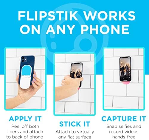 Flipstik Yeni V2-Katlanabilir Yapışkanlı Telefon Montajı-Telefonu Eller Serbest Görüntüleme, Özçekimler veya Videolar