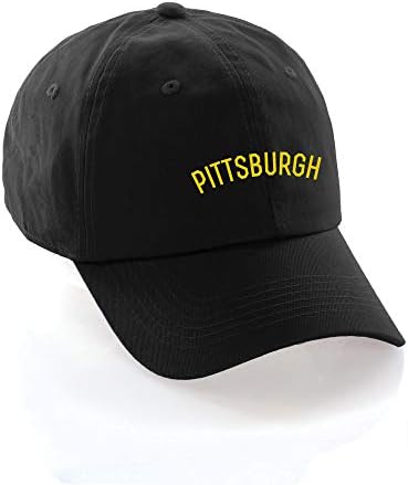 Daxton ABD Şehirler Beyzbol Baba Şapka Kap Pamuk Unstructure Düşük Profil Strapback