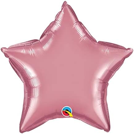 Qualatex 20 Yıldız Krom Leylak Rengi Folyo Balon