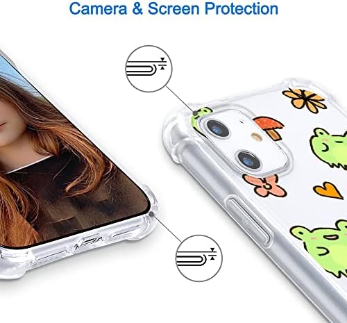 Iphone 7 Plus / 8 Plus Kılıfı için Tasarlanmış Güneş Kurbağası Deseni, Darbeye Dayanıklı Telefon Kılıfı Tamponlu ve